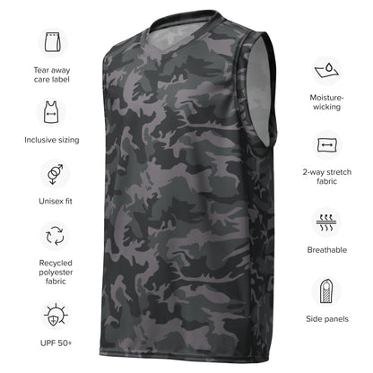 ERDL Black Urban CAMO unisex basketball jersey - Basketball Jerseys