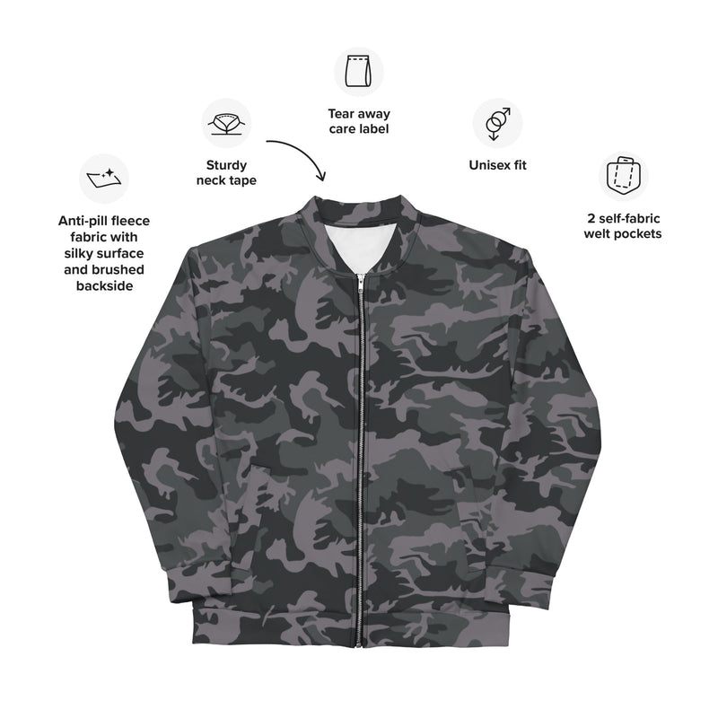 ERDL Black Urban CAMO Unisex Bomber Jacket