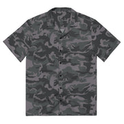 ERDL Black Urban CAMO Unisex Short-Sleeve Button Shirt - Button-Up
