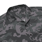 ERDL Black Urban CAMO Unisex Short-Sleeve Button Shirt - Button-Up