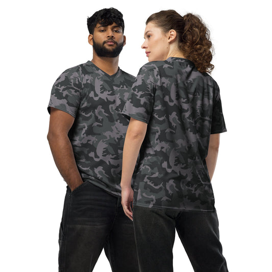 ERDL Black Urban CAMO unisex sports jersey - 2XS - Sports Jerseys