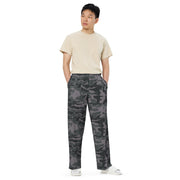 ERDL Black Urban CAMO Unisex Wide-Leg Leisure Pants - Pant