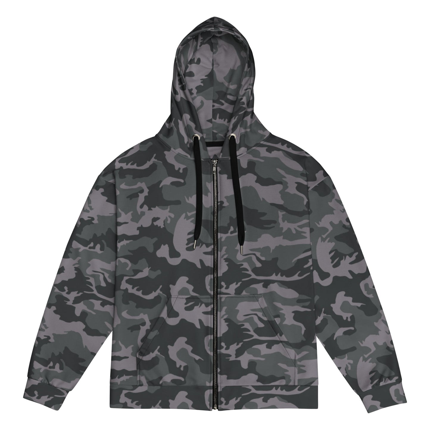 ERDL Black Urban CAMO Unisex zip hoodie - 2XS - Zip Hoodies