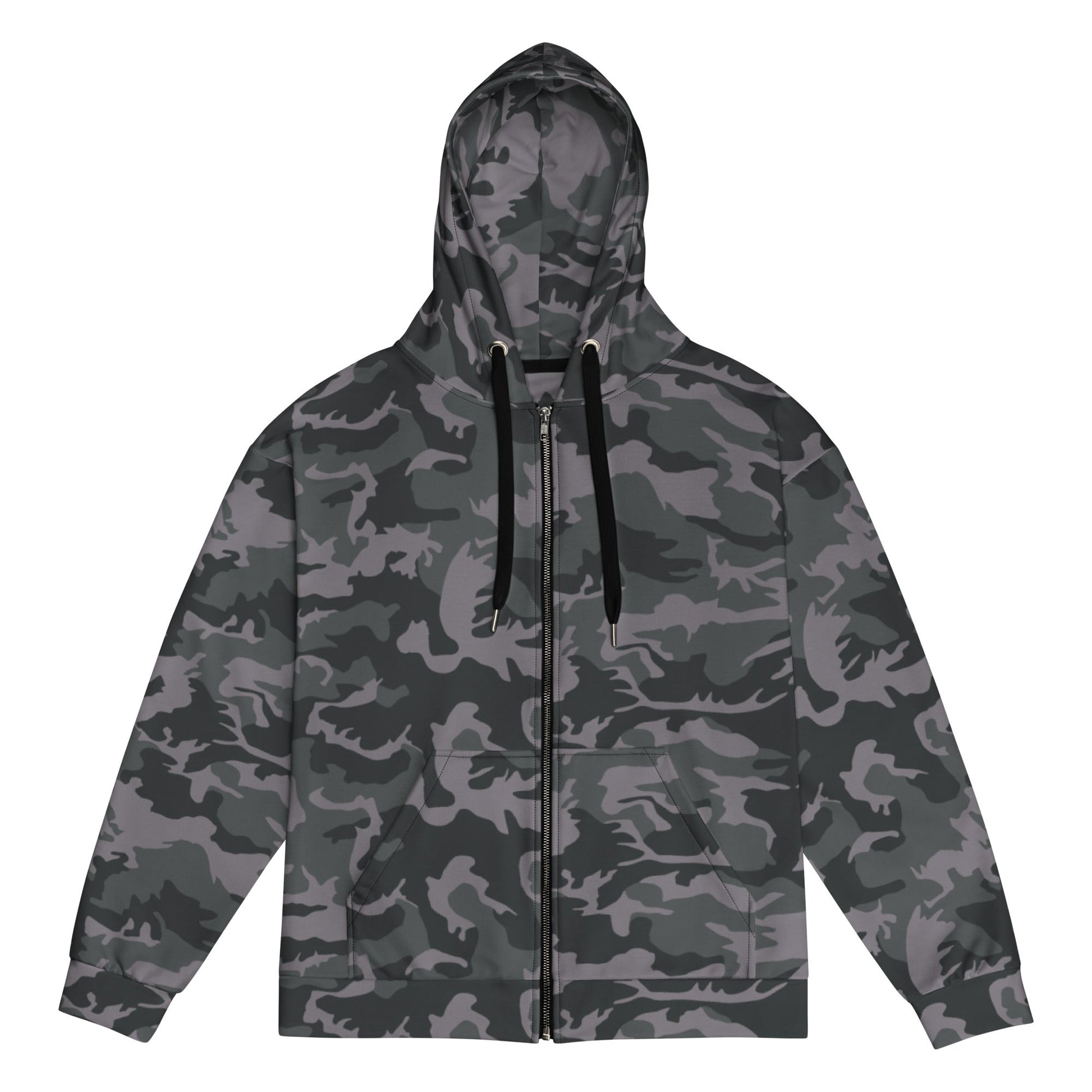 ERDL Black Urban CAMO Unisex zip hoodie - 2XS - Zip Hoodies