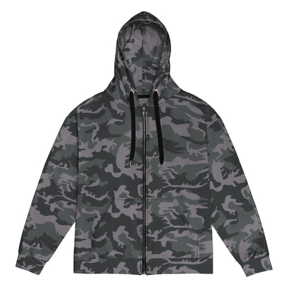 ERDL Black Urban CAMO Unisex zip hoodie - 2XS - Zip Hoodies