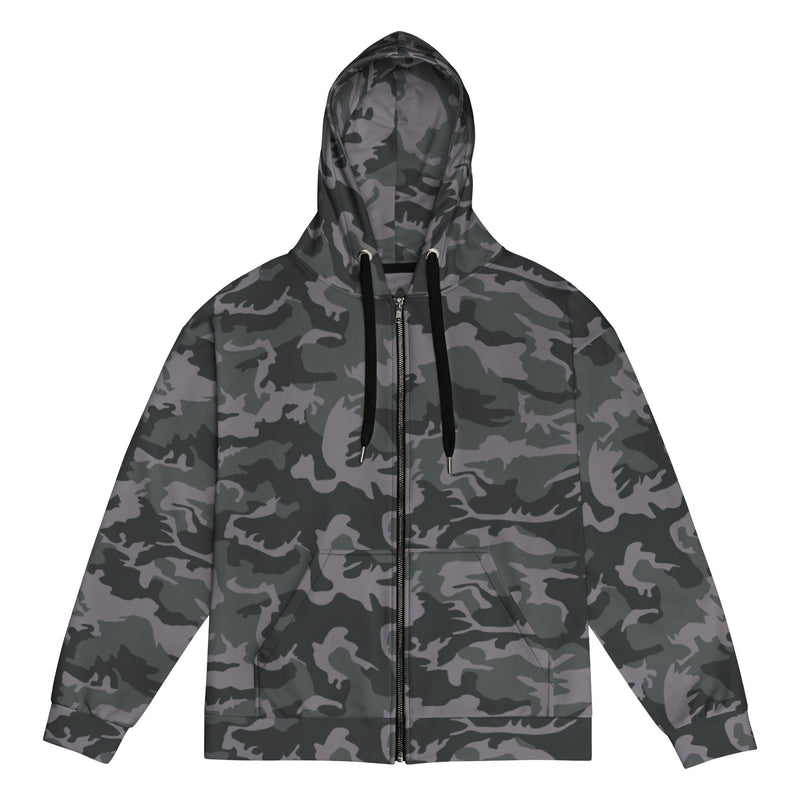 ERDL Black Urban CAMO Unisex Zip Hoodie - 2XS