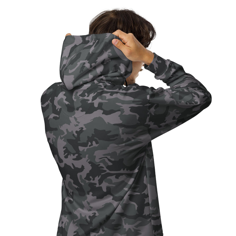 ERDL Black Urban CAMO Unisex Zip Hoodie