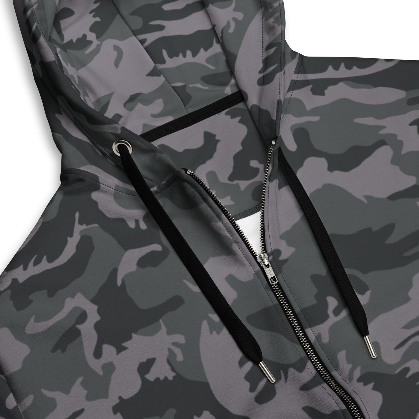 ERDL Black Urban CAMO Unisex zip hoodie - Zip Hoodies