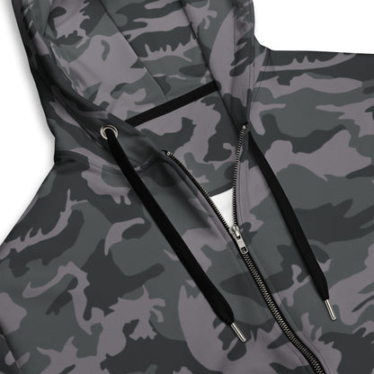 ERDL Black Urban CAMO Unisex zip hoodie - Zip Hoodies