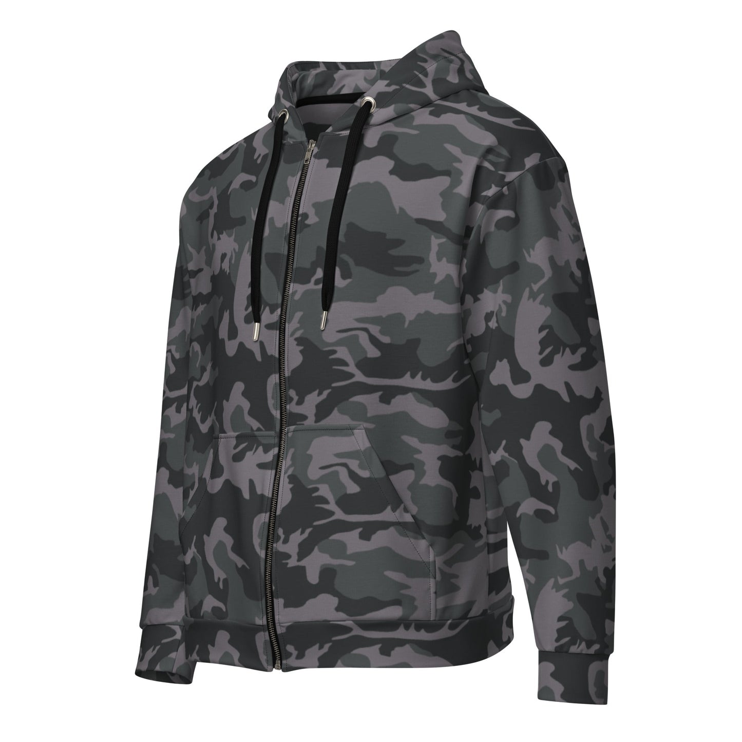 ERDL Black Urban CAMO Unisex zip hoodie - Zip Hoodies
