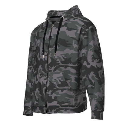 ERDL Black Urban CAMO Unisex zip hoodie - Zip Hoodies