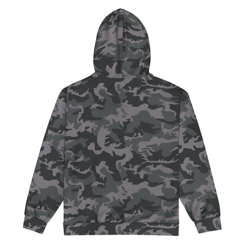 ERDL Black Urban CAMO Unisex Zip Hoodie