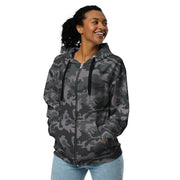 ERDL Black Urban CAMO Unisex Zip Hoodie