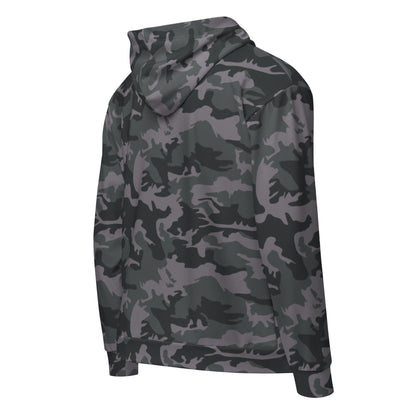 ERDL Black Urban CAMO Unisex zip hoodie - Zip Hoodies