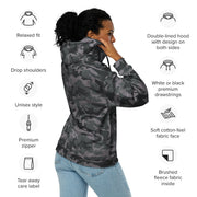 ERDL Black Urban CAMO Unisex Zip Hoodie