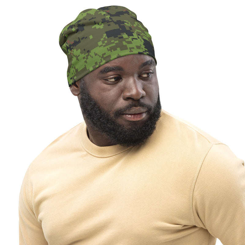 Digital Baltic Woodland CAMO Beanie - Head