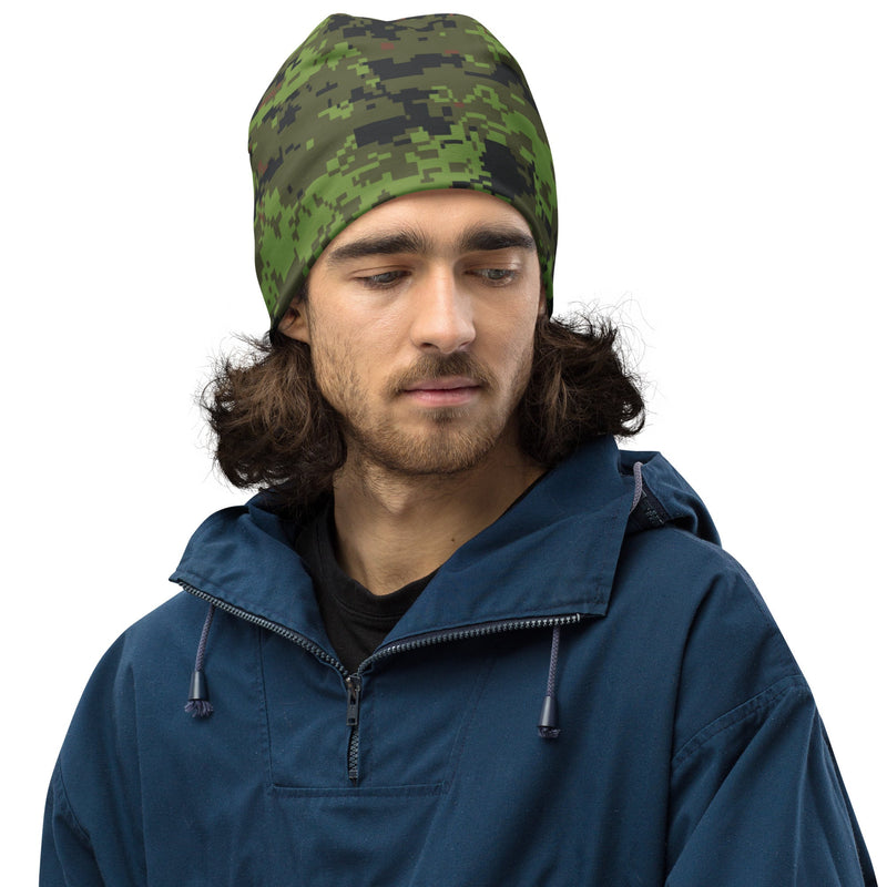 Digital Baltic Woodland CAMO Beanie - Head