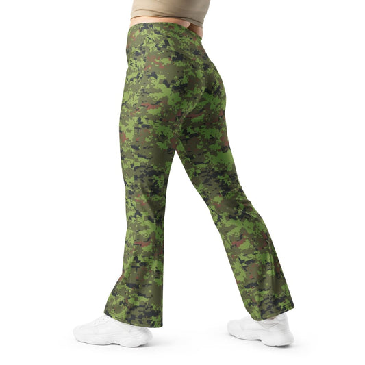 Estonian Digital Combat Uniform (ESTDCU) CAMO Flare leggings - Womens Leggings