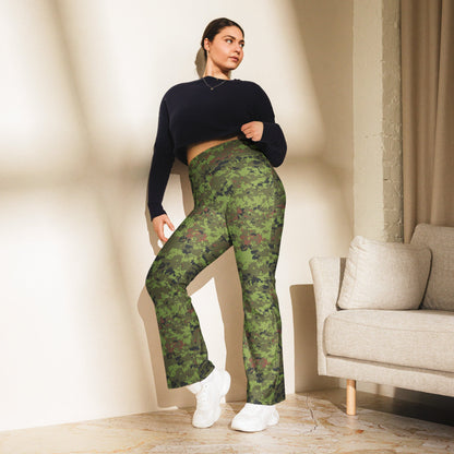 Estonian Digital Combat Uniform (ESTDCU) CAMO Flare leggings - Womens Leggings