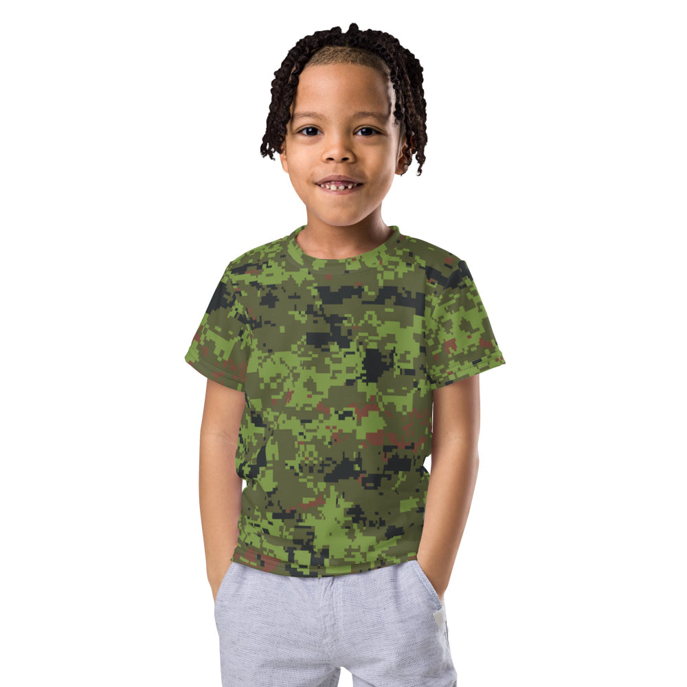 Estonian Digital Combat Uniform (ESTDCU) CAMO Kids crew neck t-shirt - 2T - Crew Neck T-shirt