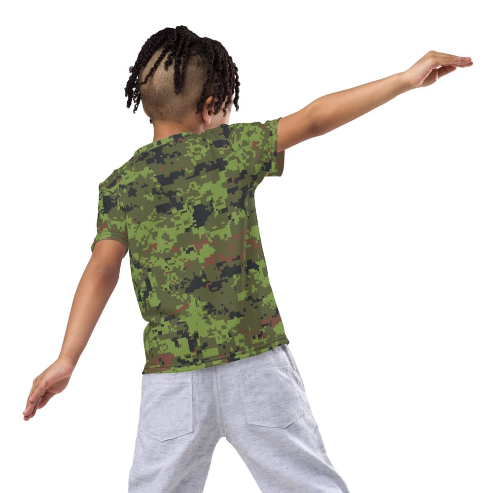 Estonian Estonian Digital Combat Uniform (ESTDCU) CAMO Kids crew neck t-shirt