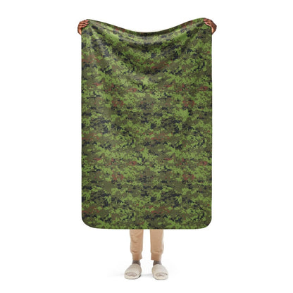 Estonian Digital Combat Uniform (ESTDCU) CAMO Sherpa blanket - 37″×57″