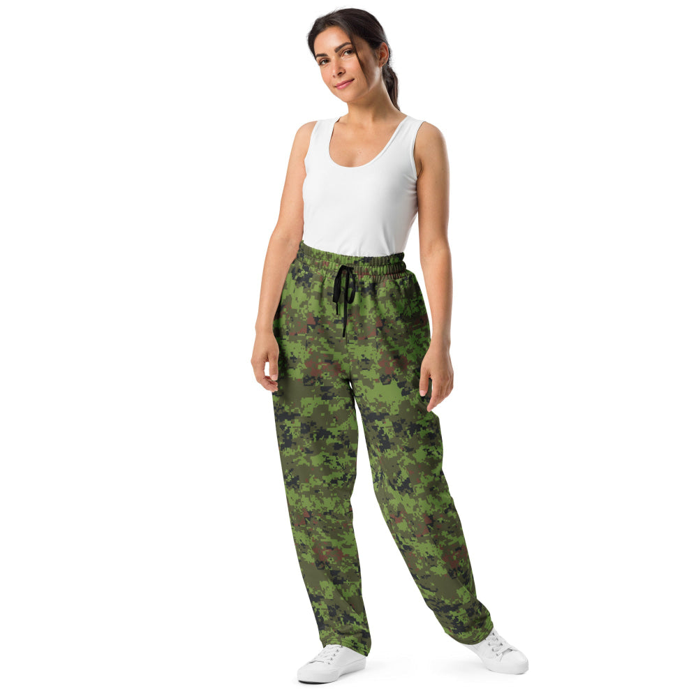 Estonian Digital Combat Uniform (ESTDCU) CAMO Wide-leg joggers - Unisex Joggers