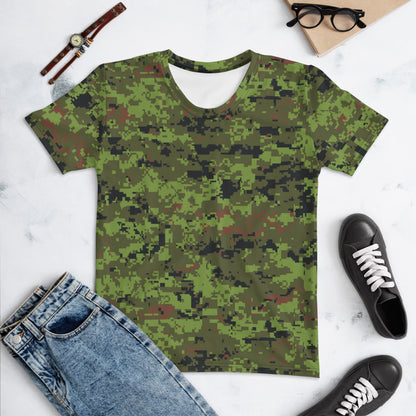 Estonian Digital Combat Uniform (ESTDCU) CAMO Women’s T-shirt - Womens T-Shirt