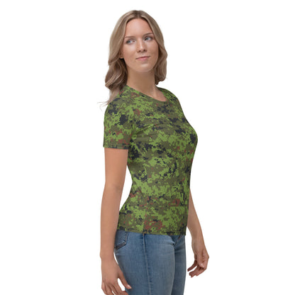 Estonian Digital Combat Uniform (ESTDCU) CAMO Women’s T-shirt - Womens T-Shirt