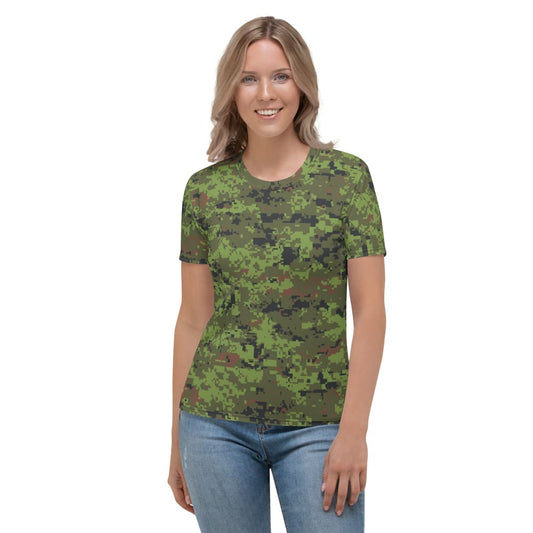 Estonian Digital Combat Uniform (ESTDCU) CAMO Women’s T-shirt - XS - Womens T-Shirt