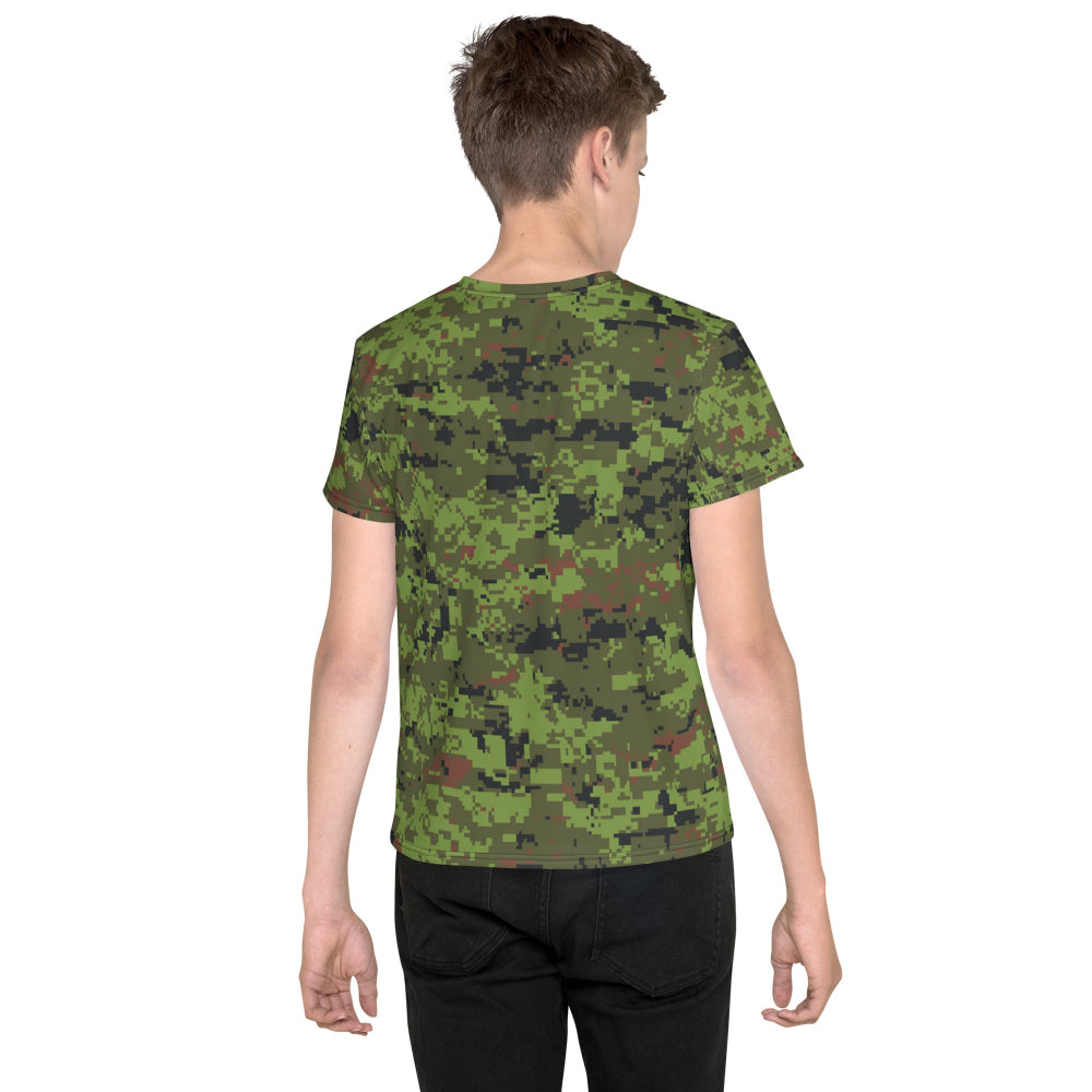 Estonian Digital Combat Uniform (ESTDCU) CAMO Youth crew neck t-shirt - Crew Neck T-shirt