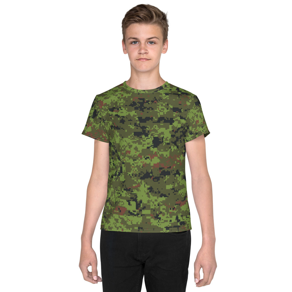 Estonian Digital Combat Uniform (ESTDCU) CAMO Youth crew neck t-shirt - 8 - Crew Neck T-shirt