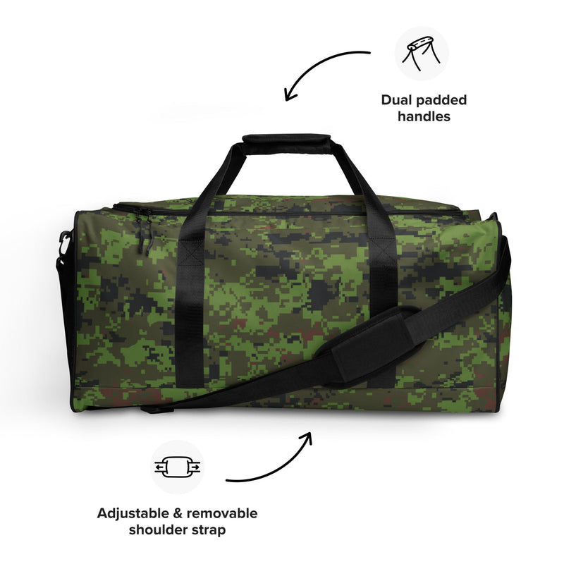 Digital Baltic Woodland CAMO Duffle Bag