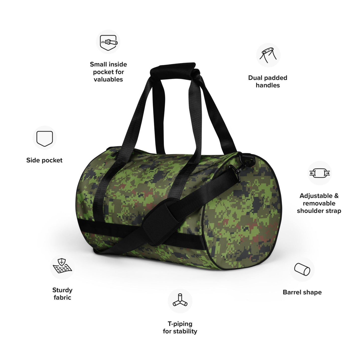 Estonian Digital CAMO gym bag - Gym Bags