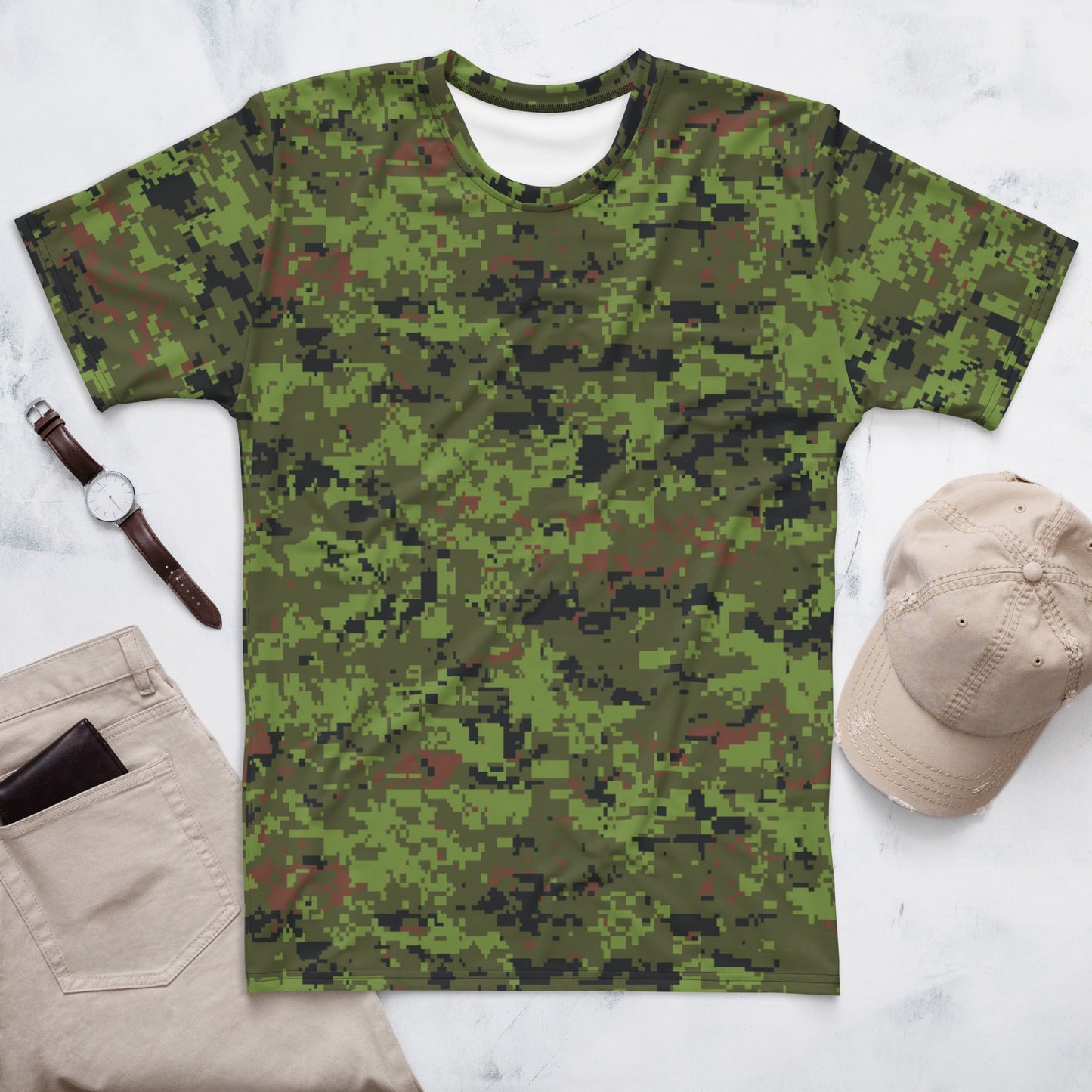 Estonian Digital CAMO Mens t-shirt - XS - T-Shirts
