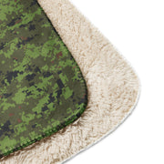 Digital Baltic Woodland CAMO Sherpa Blanket