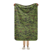 Digital Baltic Woodland CAMO Sherpa Blanket - 37″×57″