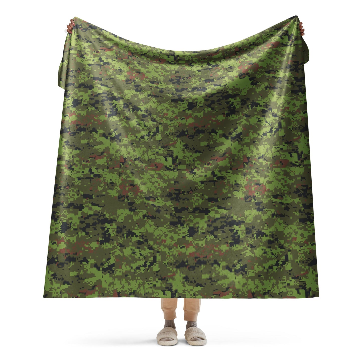 Estonian Digital CAMO Sherpa blanket - 60″×80″ - Blankets