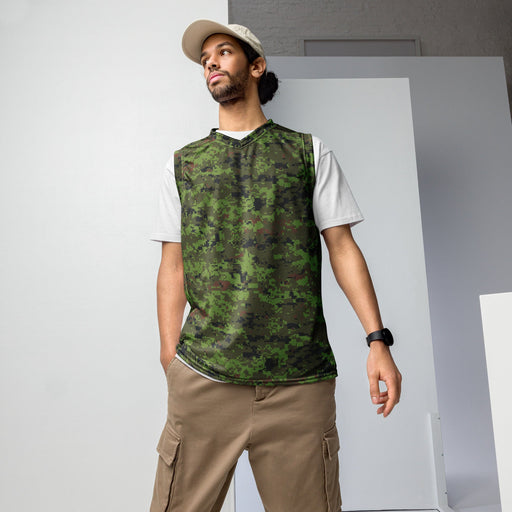 Digital Baltic Woodland CAMO Unisex Basketball Jersey - 2XS
