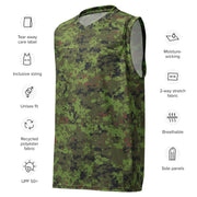 Digital Baltic Woodland CAMO Unisex Basketball Jersey