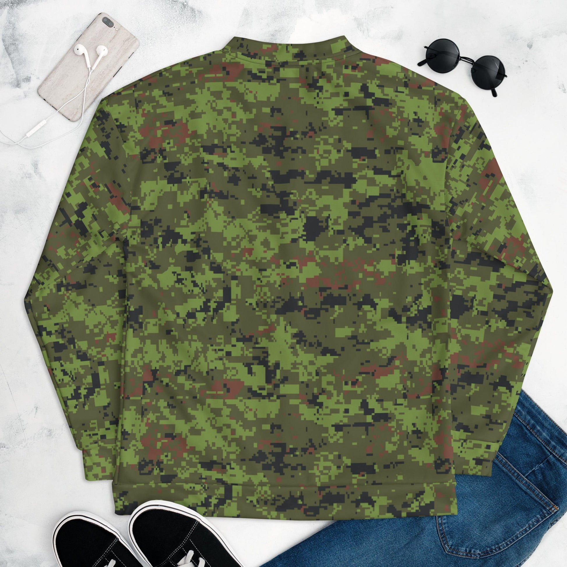 Estonian Digital CAMO Unisex Bomber Jacket - Jackets