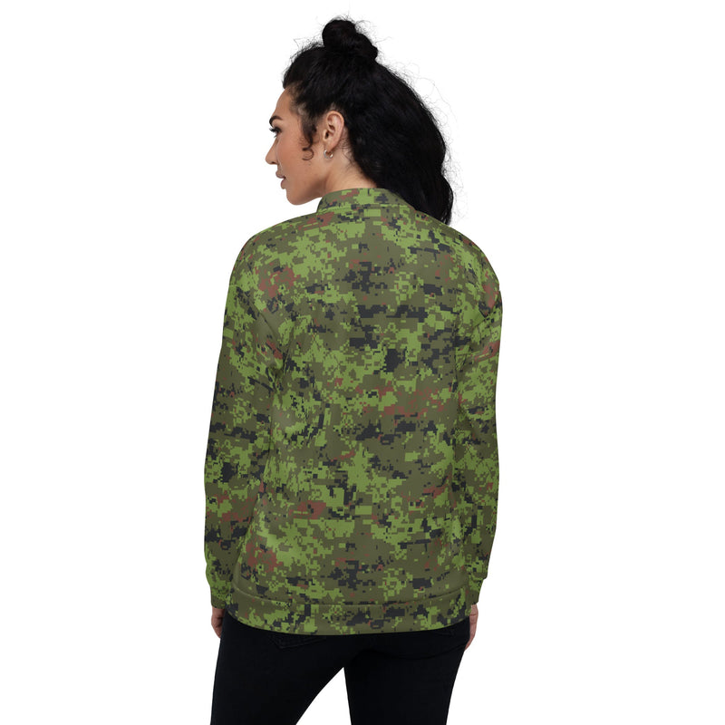 Digital Baltic Woodland CAMO Unisex Bomber Jacket