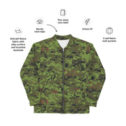 Digital Baltic Woodland CAMO Unisex Bomber Jacket