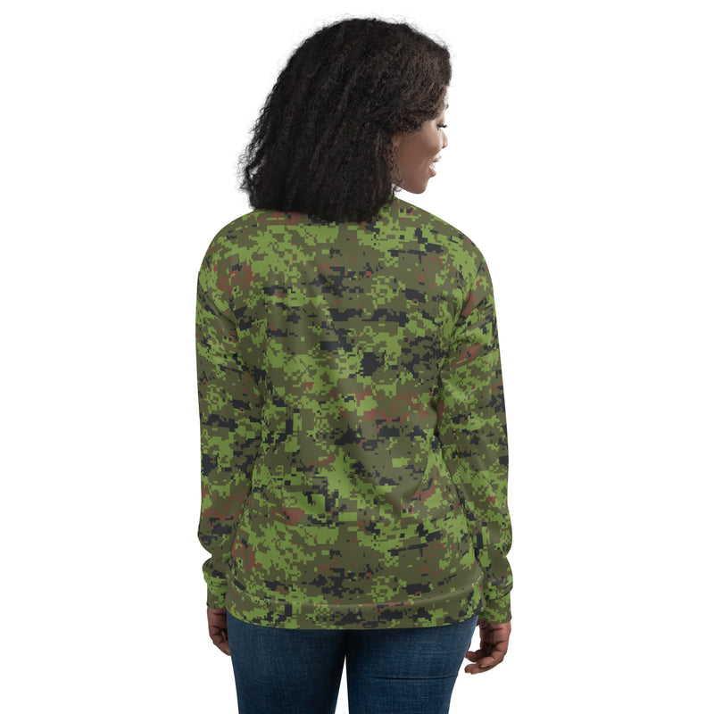 Digital Baltic Woodland CAMO Unisex Bomber Jacket