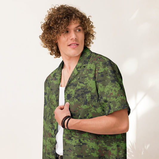 Estonian Digital CAMO Unisex button shirt - Button Shirts