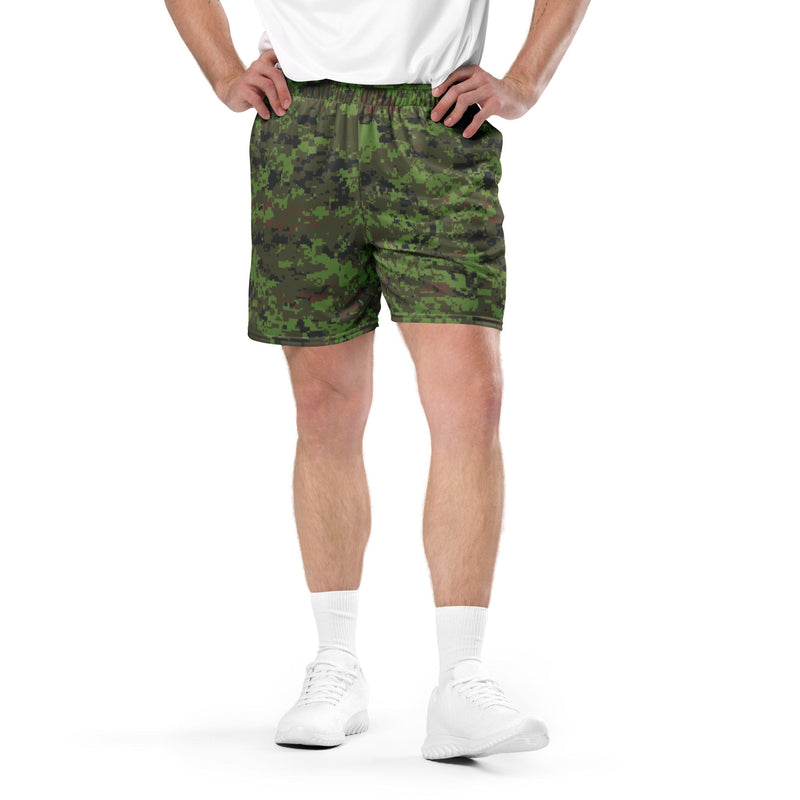 Digital Baltic Woodland CAMO Unisex Mesh Shorts - 2XS