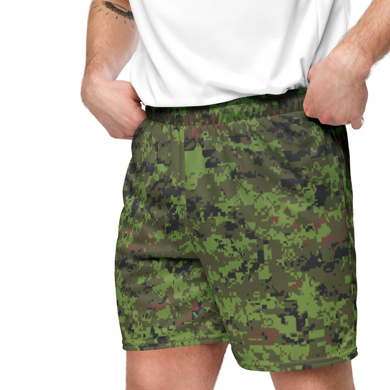 Digital Baltic Woodland CAMO Unisex Mesh Shorts