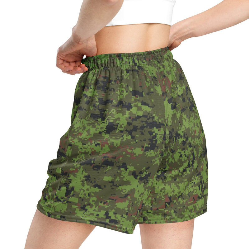 Digital Baltic Woodland CAMO Unisex Mesh Shorts