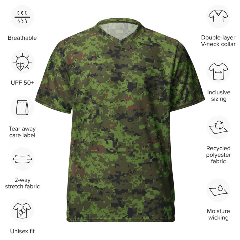 Digital Baltic Woodland CAMO Unisex Sports Jersey
