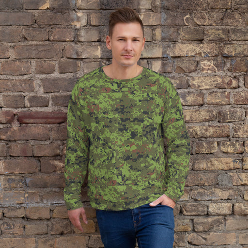 Digital Baltic Woodland CAMO Unisex Sweatshirt - 2XS